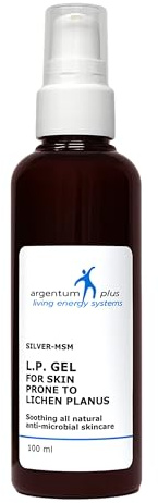argentum plus Silver-MSM Lichen Planus Gel, 100 ml | All natural care for skin prone to lichen planus, soothing and nourishing