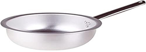 Pentole Agnelli ALMA111BM28 Padella per Mantecare, Alluminio, Argento, 28 cm