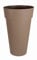 EDA - Pot de Fleur Vase Haut XXL TOSCANE Ø 48 cm - Volume 90 L - Ø 48 x H.80 cm - Taupe