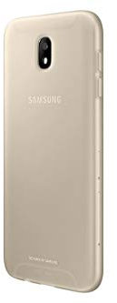 SAMSUNG Jelly Cover - Carcasa Galaxy J7 2017, Color Dorado