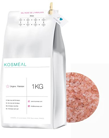 Sale Rosa Himalaya 1KG - Grosso - Alimentare 100% Puro E Naturale - Imballaggio Ecologico Carta Kraft Bianca