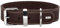 HUNTER AALBORG SPECIAL Hundehalsband, Leder, strapazierfähig, komfortabel, 45 (S), dunkelbraun
