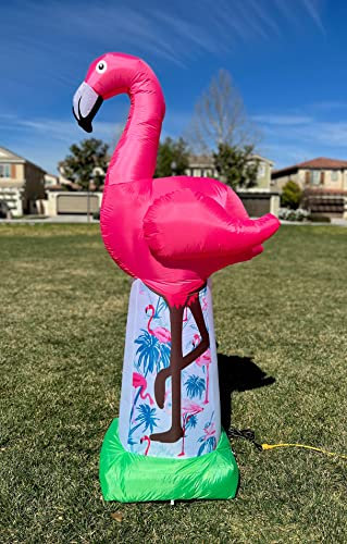 BZB Aufblasbare Flamingo-Hof, 180 cm hoch, für den Sommer