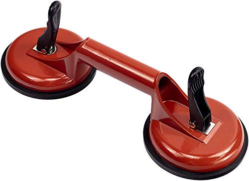 Ventosas Levantador,Pesado Deber Aluminio Vacío Manejas Plato Ventosa para Moviente Vaso/Piso Brecha Fijador/Loseta,Almohadilla Levantamiento/Abolladura Arrancador