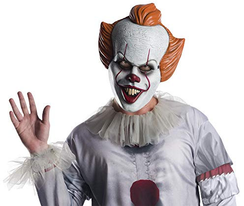 Maschera pubblicitaria IT Pennywise, multicolore, singola (Rubini 201655)