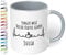 True Statements Tasse Finger weg Dieser Kaffee gehört Wunschname personalisiert - personalisierte Kaffeetasse mit Wunsch-Name - spülmaschinenfest - tolles Geschenk zu Weihnachten (innen grau)
