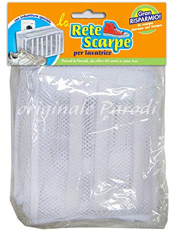 Sacco Rete per Lavatrice - Proteggi Scarpe, Spazzole, Scope e Mop Durante il Lavaggio - Retina per Lavare in Sicurezza