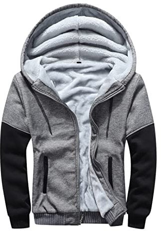 NNGOTD Herren Hoodie Sale Mantel Herren Winter XXXL lacke Herren Softshell North face Sweatjacke Herren Baumwolle XL Herren übergangsjacke ohne Kapuze wasserabweisend Pullover Damen xs