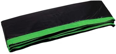 VirtuFit Trampolin Schutzrand - Schwarz/Grün - 213 x 305 cm