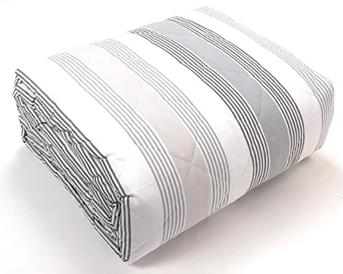 Bossi collezione Martha O'Neil Quilt copriletto Matrimoniale in 100% Cotone DEVIN 8412 grigio