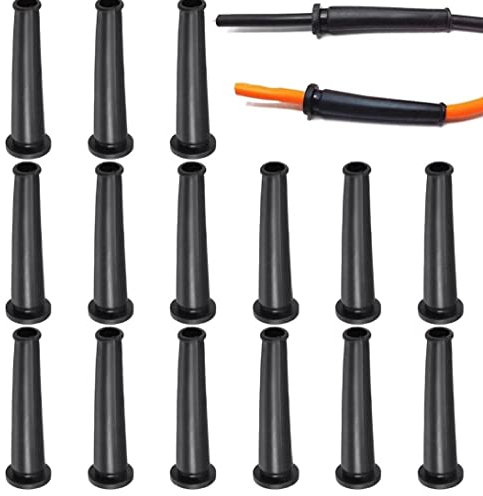 Fopytu Cord Protector Sleeve, 15 Pcs Rubber Cable Sleeve Angle Grinder Cable Gland Protector Protective Cover for Electric Drill Cable