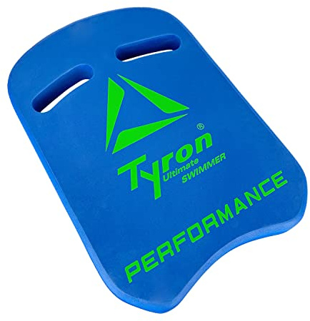 TYRON Performance Kickboard TS-8300 | Schwimm- und Trainingshilfe | Mit Grifflöchern - Robuster Schaumstoff