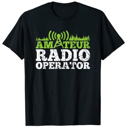 Amateur Radio Operator Ham Radio Grunge für Herren Damen T-Shirt
