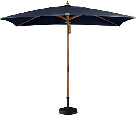 Harbour Lifestyle Styx 3m x 2m Deluxe Wooden Parasol in Navy