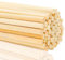 Mbsomnus 50 Stück Holzstäbe zum Basteln 30cmx8mm Bambusstäbe Holzstäbchen Holzstab Rundholz Rundstab Holz für Kindererziehung Bastelmaterial Handgemachte Geschenke Zuckerwatte Stäbe Dekorationen DIY