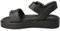 Clarks Femme Alda Strap Sandale, Cuir Noir, 36.5 EU