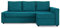 MASTERS OF COVERS Ersatzsofabezug für IKEA Friheten Ecksofa Links/Rechts Chaise, Individuelle Passform, Strapazierfähiger Stoff, 230 x 68/151 x 66 cm (Türkisblau, Velvet)