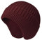 HEYANN Mütze Damen mit Ohrenklappe,Strickmützen für Damen Wintermütze Herren Fahrradhelm Beanie Hut Unisex Winter Beanie Hut Outdoor Skimütze für Männer und Frauen (Weinrot)
