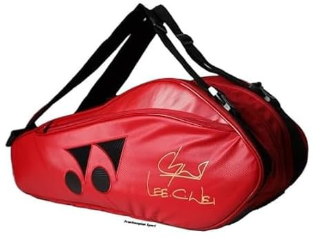 YONEX Badminton Kitbag SSS.3D.Q014-2226.BT6.S - Scarlet Smile/Schwarz