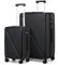 MILADA Gepäck HardShell Koffer, Schwarz, 2-Piece Set（20/28）, Für Reisen