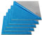 Hoja De Aluminio 1060 De 5 Piezas, Placa De Aluminio Rectangular De 1 Mm De Espesor Adecuada para Decoración Arquitectónica,100×100×1mm