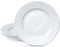 NUTRIUPS Lot de 4 assiettes plates blanches de 27cm