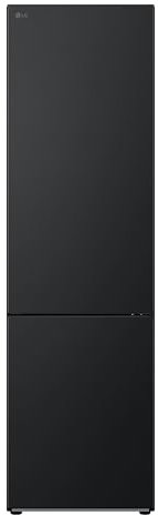 LG GBV22NCCEP Kühl-/Gefrierkombination – Smart Inverter Compressor, Total No Frost, Modern Flat Door Design, Matt Schwarz Metallic, Energieeffizienz C