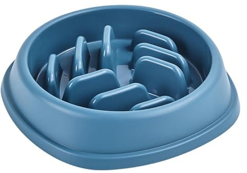 Cuencos para perros de alimentación lenta,Tazón de alimentación lenta para perros,Platos de laberinto para comer lentamente para mascotas - Tazón de comida para perros con laberinto antideslizante, pl