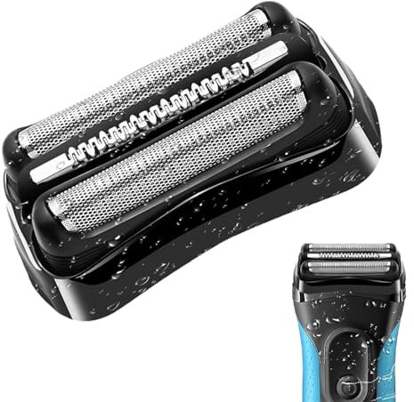 21B Scherkopf für Series 3,Ersatzkopf für Elektrorasierer,Ersatzkopf für Rasierer,Ersatzzubehör für Schwarze Rasierer,Passend für Serien 300s,301s,310s,320s,330s,340s,360s,5408,5409 usw