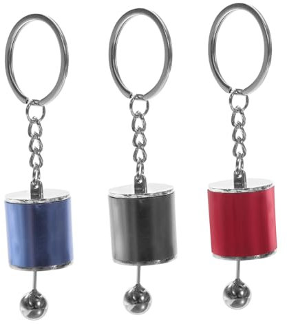 DRESSOOS 3 Stücke Getriebe Shift Schlüsselbund Auto Schlüsselring Auto Schlüsselbund Coole Gadgets Schlüsselanhänger