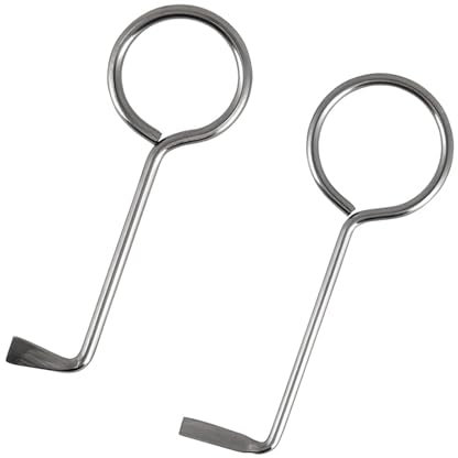 Yuannee Clef Passe Partout Set,2 PCS Barbe Clefs Clé Universell kit Crochetage Serrure PTT Clé pour Ouvrir Presque Toutes les Portes Kit Crochetage Serrure
