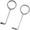 Yuannee Clef Passe Partout Set,2 PCS Barbe Clefs Clé Universell kit Crochetage Serrure PTT Clé pour Ouvrir Presque Toutes les Portes Kit Crochetage Serrure
