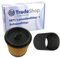 Trade-Shop Set 2 in 1: filtro a cartuccia con coperchio di chiusura + filtro in schiuma compatibile con Grizzly NTS 1423-S Inox, compatibile con Aqua-Vac NTP 30 Jardin