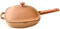 Everypan Signature Saute Pan 26cm (10 Inch, 3.5L) – Non Toxic Ceramic Non Stick Square Cookware for Induction Hob, Aluminum Frying & Sauté Pan with Lid, All-in-One Pan (Peach)