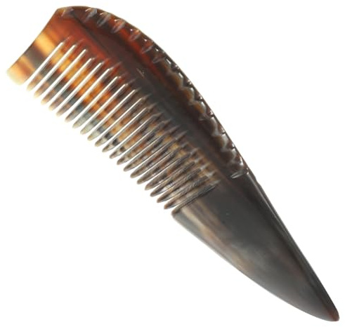 VALICLUD Haarkamm Aus Yak Horn Haarfreundlicher Massagekamm Hellgelb Für Zuhause Und Reisen