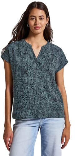 Street One Damen Blusenshirt mit Ikat Print