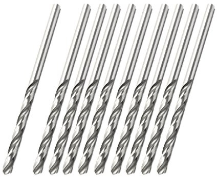 Drill bits High Speed Steel 2.75mm Dia Split Point 65mm Long Twist Drill Bits 10 Pcs