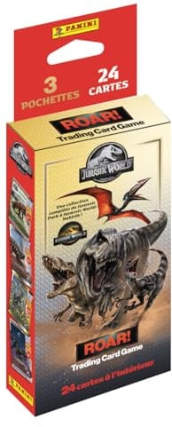 Panini Jurassic World 4 Trading Cards Game Blister 3 Hüllen