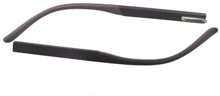 1pair Glasses Flex Hinge for Repair Rod Replacement Spring Eyeglasses Leg for Glasses(Black Brown)