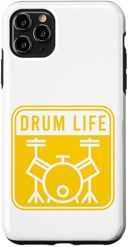 Batterie Groupe Baguettes De Tambour Musical Batteries Coque pour iPhone 11 Pro Max