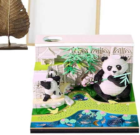 Time Piece Kalender 2026 - 3D Desktop Kalender aus Papier, lustiger interaktiver Notizblock, kompaktes und elegantes Design, kreative Planungsblatt und Dekoration | für Schule, Beruf