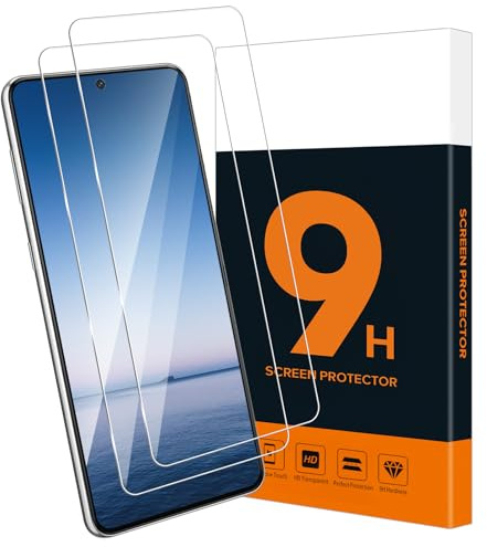 Carantee 2 Stück Schutzfolie für Panzerglas für Samsung Galaxy S21 FE 5G, 9H Härte Anti-Kratzer Präzise Passform Samsung S21 FE Displayschutz, Ultra-klar 2.5D Edge Bläschenfrei Anti-Öl Hartglasfolie