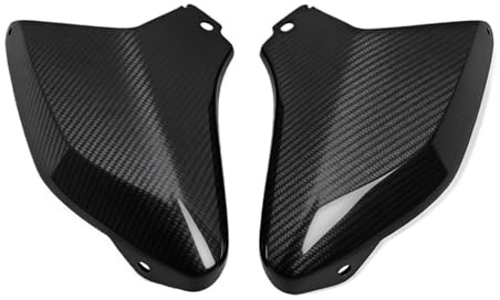 TROGPYXG Compatible con Kawasaki Z900 Z900SE Z900 2025 2026 Protector de carenado del Marco del Panel de la Cubierta Lateral del radiador de la Motocicleta(Carbon Fiber)