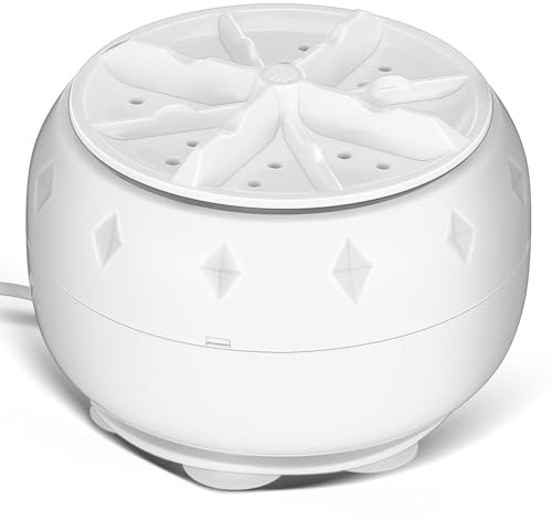 OSALADI Mini Lavadora Portátil Usb, Máquina de Lavar Ropa de Sobremesa, Lavadora Ultrasónica para Apartamento y Habitación Universitaria, Limpieza