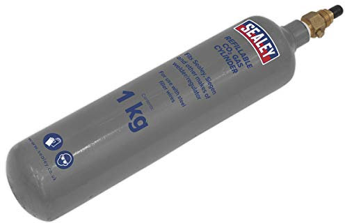 SEALEY dioxyde de carbone (1000 g/1kg – Bouteille Co2, batterie)