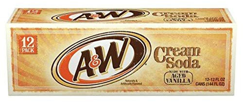 A&W Cream Soda 12oz (355mL) - 12 Pack inkl. 3,00 Euro DPG-Pfand