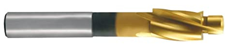 RUKO 102416T - Avellanador plano, DIN 373 HSS - TiN (M4)