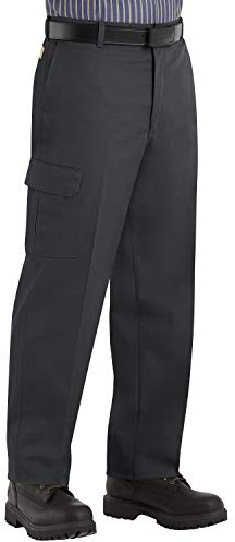 Red Kap Men's Industrial Cargo Pant, Black, 36W x 30L
