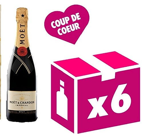 Champagner Moet Et Chandon - Brut Impérial - Box 6 Flaschen 75cl