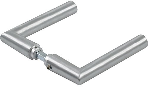 Drückerpaar 10.328, L-Form, 8 mm, silber eloxiert | Türbeschlag Zubehör dormakaba